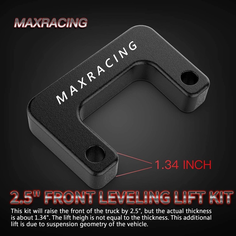 Maxracing 2.5" Front Leveling Kit Compatible with 2007-2026 Chevy Silverado