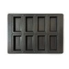 Matsunaga Seisakusho MB Teflon Treated Financier Top Plate 8P Black