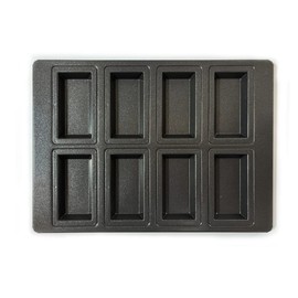 Matsunaga Seisakusho MB Teflon Treated Financier Top Plate 8P Black