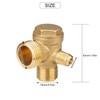 3 Way Check Valve Male Thread 3-Way Brass Air Compressor