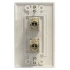 RiteAV CAT 6A 2 Port Shielded Cat6a Punchdown Wall Plate