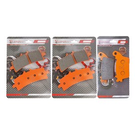 LE LEFOSSI Front Rear Carbon Fiber Brake Pads Compatible with for Suzuki GSXR 600 GSXR 750 L 2011-2018 GSXR 1000 L 2012 2013 2014 2015 2016 2017 2018 2019 2020 FA447F FA436R