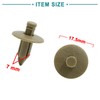 ACROPIX 20pcs Push In Car Door Trim Fender Rivet Retainer