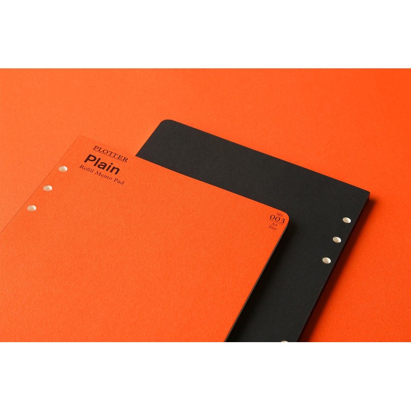 A5サイズ PLOTTER/プロッター Plain（無地）メモパッド システム手帳リフィル 7771