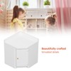 1:12 Dollhouse Corner Cabinet Decorative Robust Exquisite Craftsmanship Simulated Mini