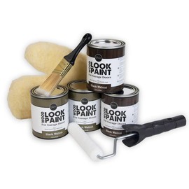 Wood Look Paint Kit for Garage Doors (Black Walnut)