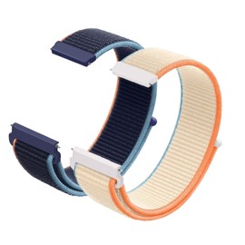 Nylon Watch Strap 20mm/22mm Quick Release Replacement Watch Band for Men Women Adjustable Breathable Smartwatch Sport Watch Straps Nylon Fabric Woven Wristbands