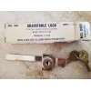 Knape & Vogt Adjustable Sliding Door Lock Zinc 3-3/8" 965