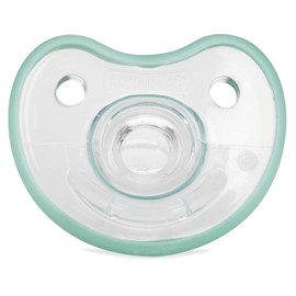 Dr. Talbot's Soft-Flex Orthodontic Pacifiers 0-6 Months, Aqua/White, 2 Pack