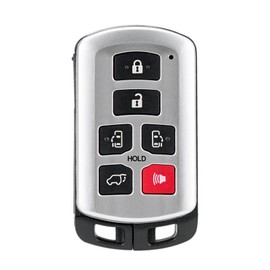 Remote Smart Remote Key Fob Replacement Compatible with Toyota Sienna 2011 2012 2013 2014 2015 2016 2017 2018 2019 2020 Keyless Entry Remote Control 6 Buttons 314.3MHZ ID74 HYQ14ADR 89904-08010