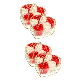 FOMIYES 2sets Rose Soap Bar Bath Soap Rose Petals Women's Beauty Set for Birthday Anniversary Mother's Day 2boxes*2