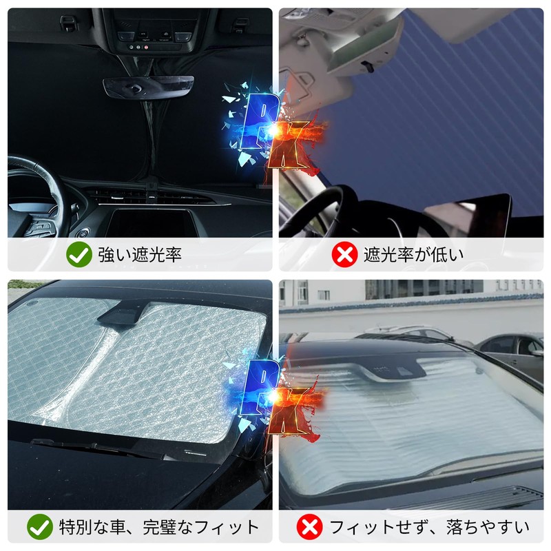 Front Sun Shade Compatible with Mazda 3 Sedan Fastback BP5P/BPFP/BP8P/BPEP