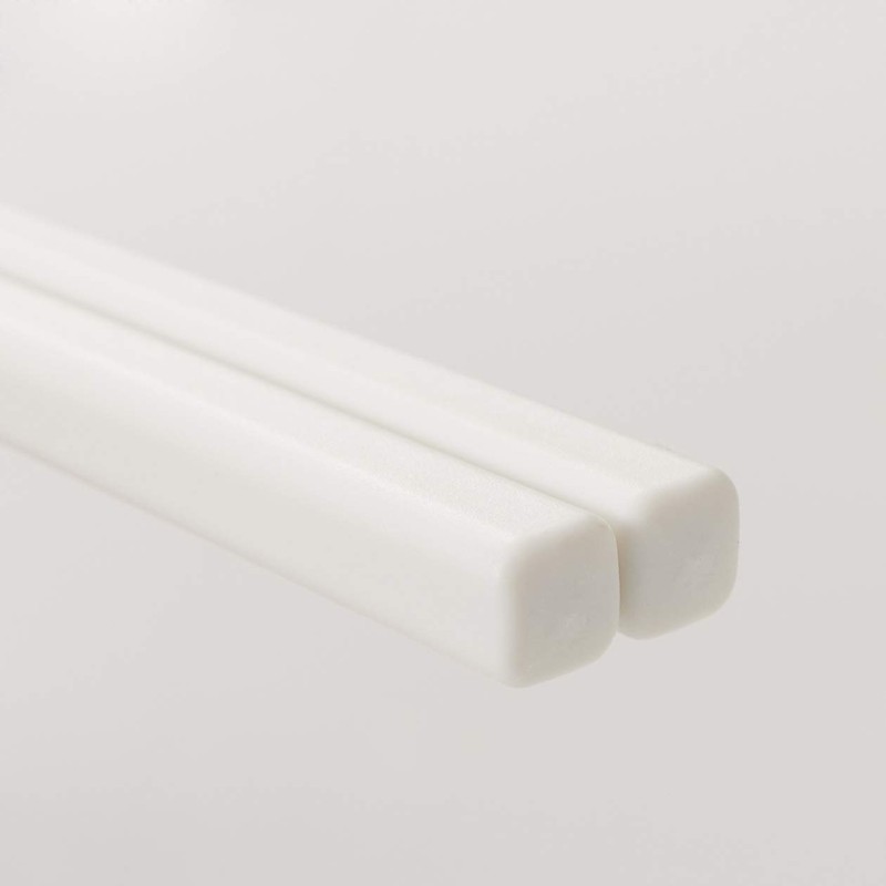 Mujin Ryohin Chopstick Set - White, Dimensions: 7.9 x 1.2
