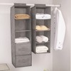 QUINTRA Hanging Closet Organizer and Storage, 5, Hanging Drawer for