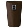 Asbel 621932 Leclerc Collection Trash Can M, Brown, 3.2 gal