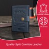 Moirento UK Leather Passport Cover, RFID Blocking Travel Document Wallet