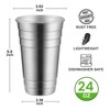MEWAY Premium Stainless Steel Cups 24 oz Pint Cup Tumbler