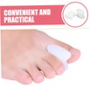 PACKOVE 12Pcs Ergonomic Toe Separators for Overlapping Toes Reusable Foot