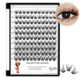 Vayator 10+12mm Mixed/12+14mm Mixed/14+16mm Mixed Professional Makeup Cluster Eyelashes Grafting Eyelash Extension Individual Eyelash (D#16+18mm Mixed)