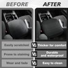 Muslogy Center Console Armrest Cover Compatible with Dodge Ram1500/2500/3500 2013-2018