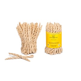 Lamatar1 Handcrafted Cedar Rope Incense from Nepal - Pack of 2 (45-in Ropes per Bundle)