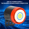 Nimomo Electronic Active Buzzer, AC 220 V 110 dB Wired