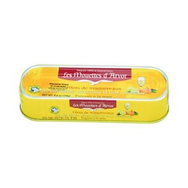 Mouettes d'Arvor French Fillets of Mackerel - Filets de Maquereaux White Wine and Mild Spices 6.0 oz