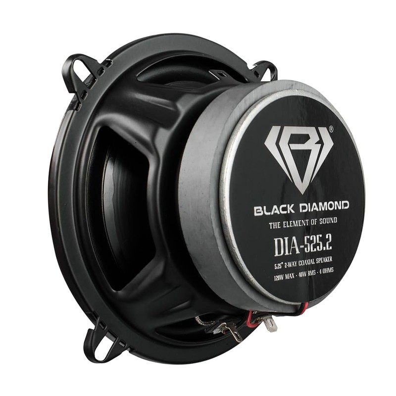 BLACK DIAMOND Dia-525.2 5.25" Coaxial Speaker 2 Way 80 Watts