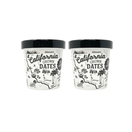 Rancho Meladuco Dates - The "Grinders" imperfect ORGANIC Medjool Dates | one 9 oz. cup | 2 Pack