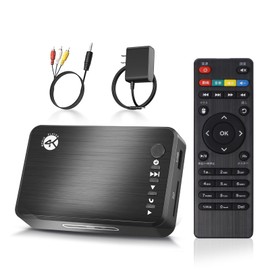 Media Player, MP4 Player Maximum Resolution 3840*2160p 4k Multimedia Player HDMI 1080P Media Player (HDMI Connection, VGA Connection, AV Composite Connection), Support MP4, FLV, MOV, USB Memory and SD