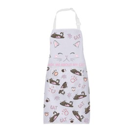 Cat Aprons With Pockets Cat Lover Gifts for Cat Owner Cat Mom Gifts Ask Me About My Cat Kitchen Cute Cat Apron Gardening BBQ
