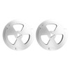 1 Pair 1/4 Inch NAB Hub Optical Shaft Adapter Aluminum
