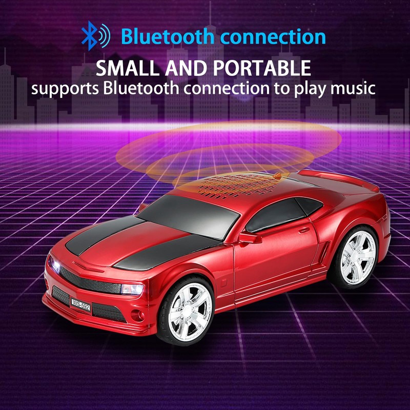 WSTER WS-592 Supercar Design Bluetooth Replica Speaker – Portable Car