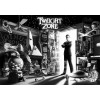 Bally Twilight Zone Pinball Machine Translite Black and White Version