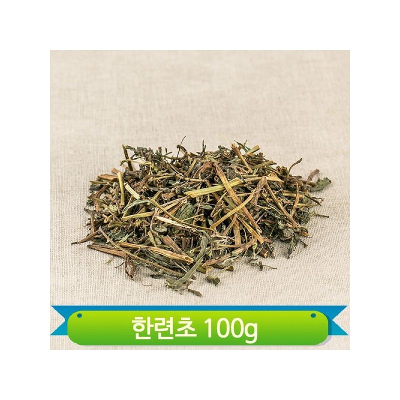 국내산 한련초 100g 좋은 영양 한방 말린 건조 약재 끓여먹는