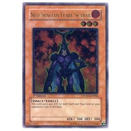 Yu-Gi-Oh! - Neo-Spacian Flare Scarab (POTD-EN004) - Power of The Duelist - 1st Edition - Ultimate Rare