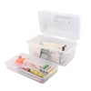 BangQiao Multipurpose Plastic Storage Container Box with Handle and Latch