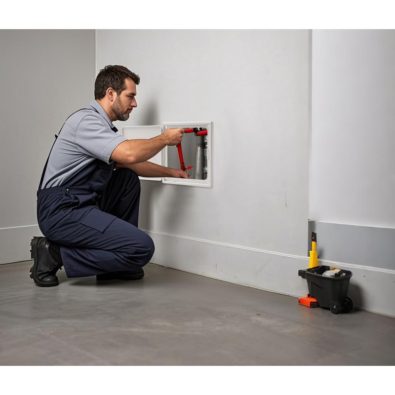 Access Panel 8x8 with Door (Max Service Opening 6.5x6.5) Plastic