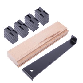 Estika Laminate Laying Set, 1 x Punch Block, 1 x Steel Pull Rod, 20 x Mounting Wedges, Laying Set for Laminate, Laminate Flooring Kit, Laminate Tool, Vinyl Laying, Laminate Flooring Click System