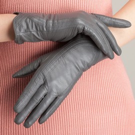 Nappaglo Nappa Leather Touchscreen Gloves Warm Handmade Lambskin for Women