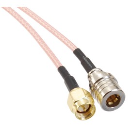 CablesOnline, 1ft. QMA Male to SMA Male 50-Ohm RG316 Coax Low Loss Jumper Cable, RF-MQ101