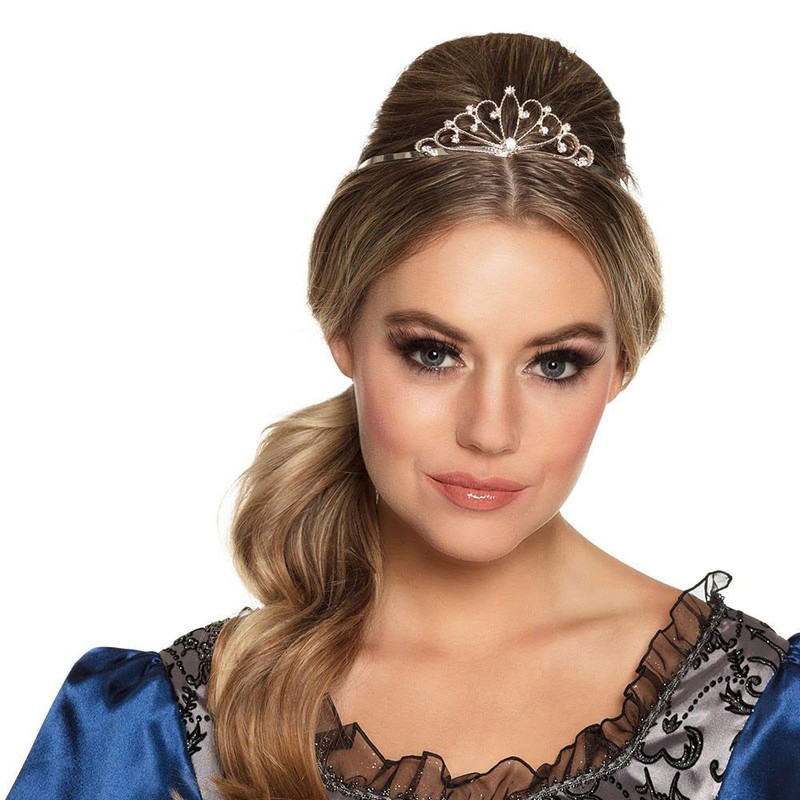 Boland 64554 Royal Queen Crown Headband Silver