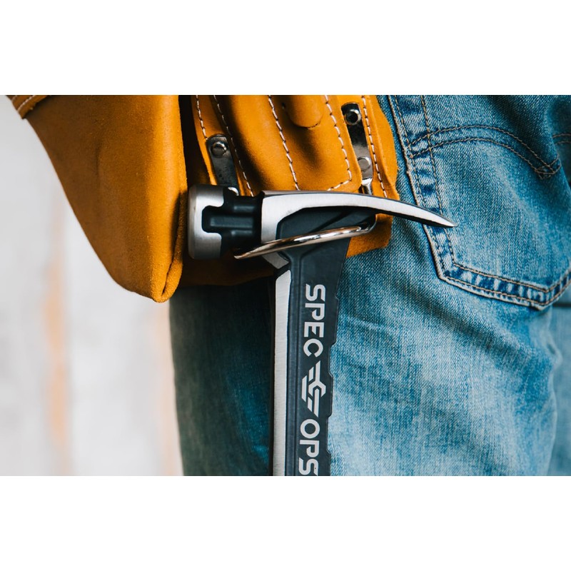 Spec Ops Tools Nailing Hammer, 16 oz, Rip Claw, Smooth