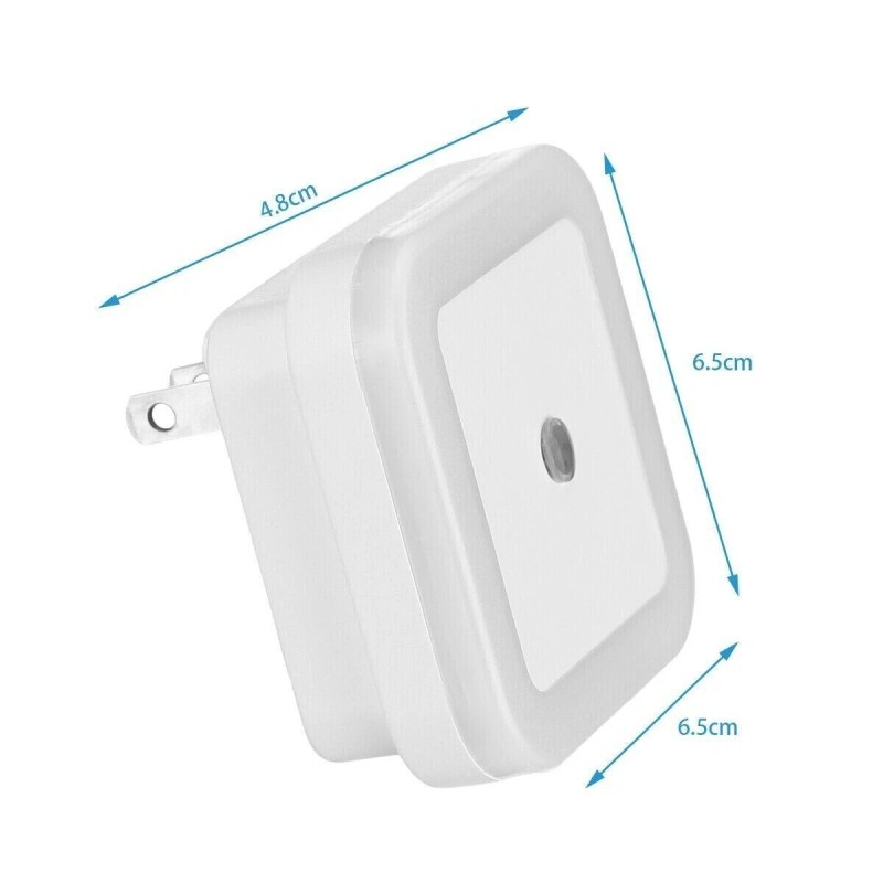 Kitchen 6-Pcs Plug-in LED Night Lights Lamp Dusk to Dawn