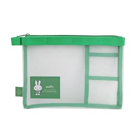 Kutsuwa Miffy Stationery Case C Green Pencil 1 Piece MF985C