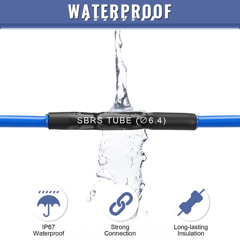 Heat Shrink Tubing Kit - Sopoby 3:1 Ratio Adhesive Lined,