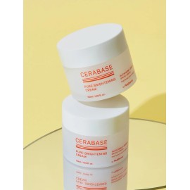 Real Barrier CeraBase Pure Brightening Cream 50ml | Niacinamide & Ceramide Glowing Face Moisturizer for Skin Radiance & Dark Spot Care