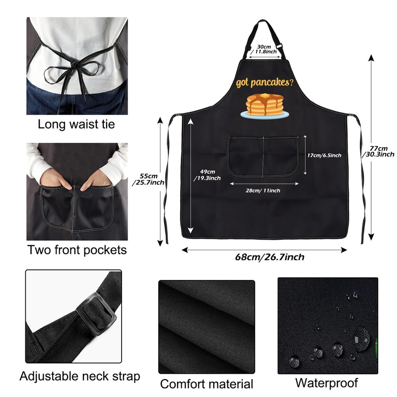 LEVLO Pancake Maker Gift Pancake Chef Apron pancake gift ideas
