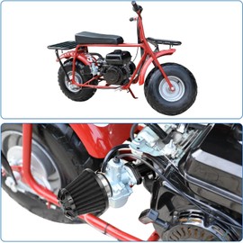 YOXUFA VM22 Mini Bike Carburetor 212cc Throttle Assembly Kit for Predator 212 196cc 224cc Coleman CT200U BT200X CT200U-EX Baja Warrior MB200 Trailmaster KT196 Axis M200 Go Kart Performance Parts