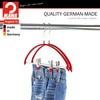 Mawa by Reston Lloyd European Non-Slip Metal Clothing Hanger, Smooth